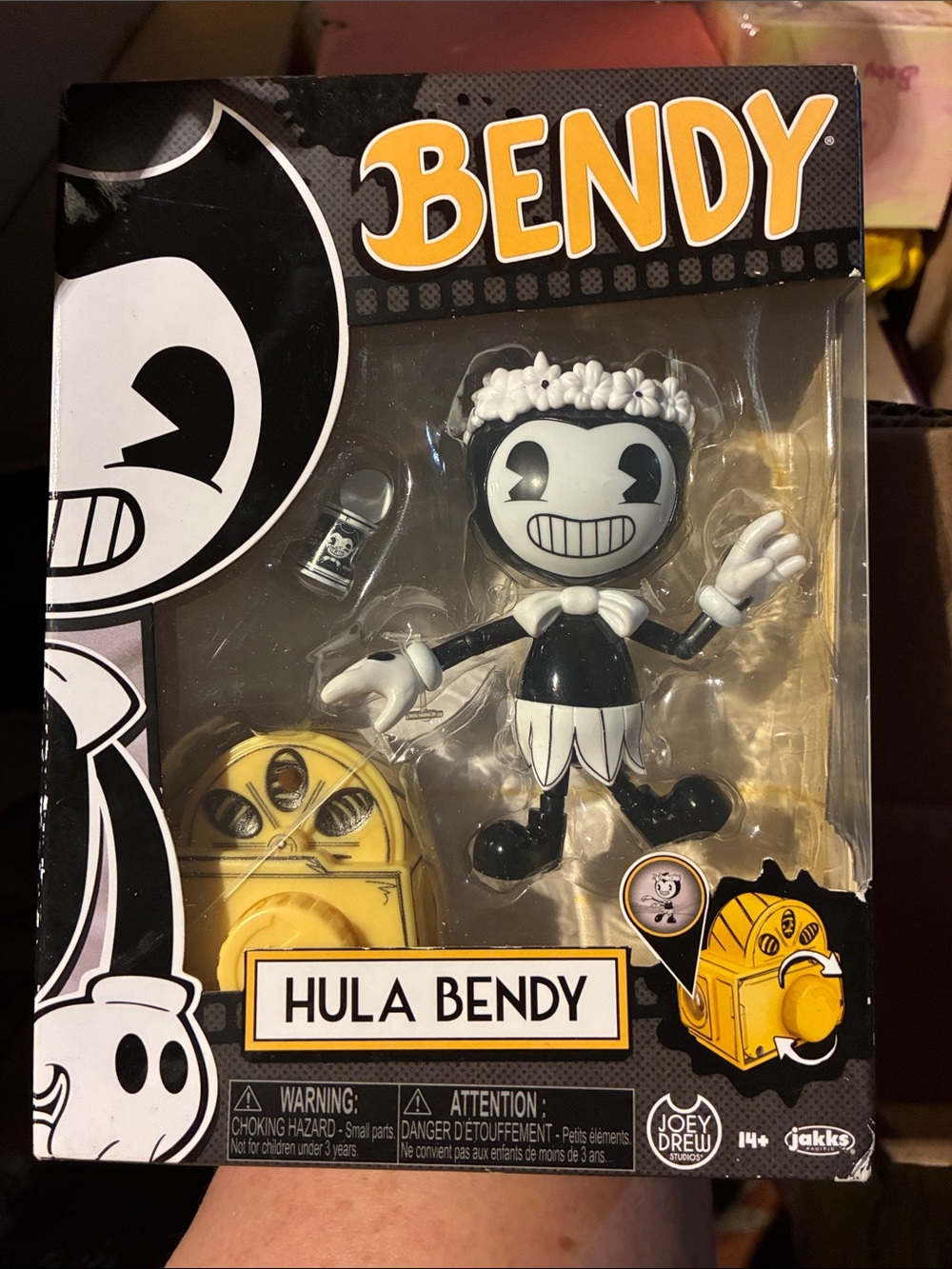 Bendy Hula Bendy Action Figure - Black & White - Jakks Pacific